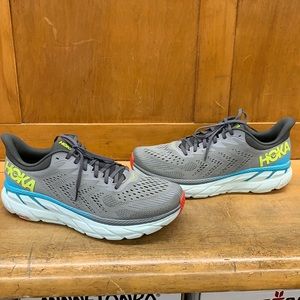 Hoka Clifton, grey, size 12 medium